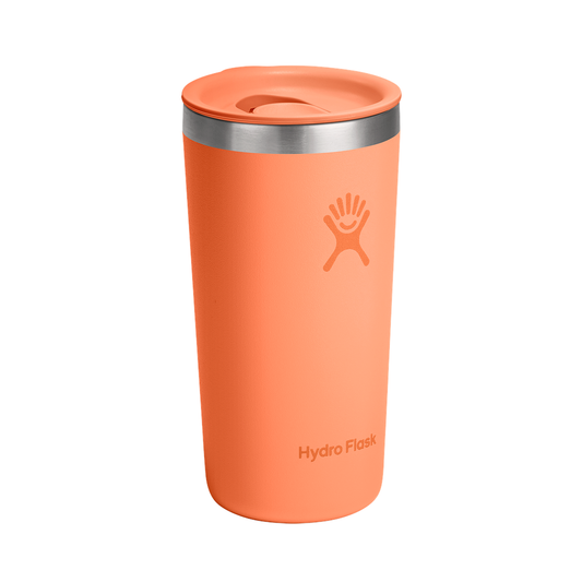 12 Oz All Around Tumbler Press-In Lid - Nectar Orange